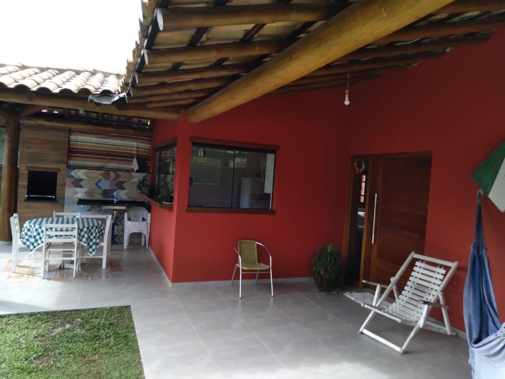 Casa Praia. Linda varanda para um cochilo na rede Ubatuba Exterior foto