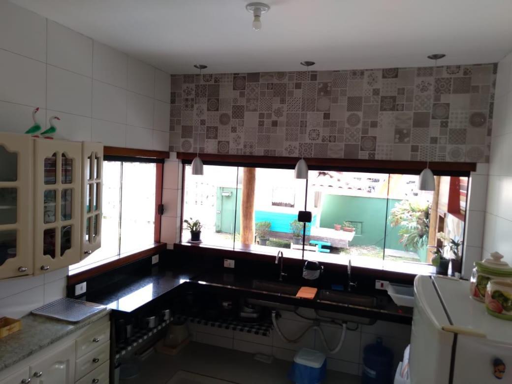 Casa Praia. Linda varanda para um cochilo na rede Ubatuba Exterior foto